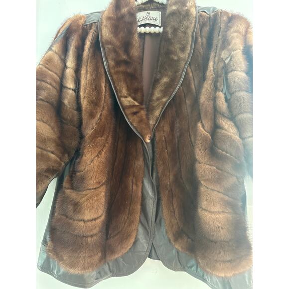 Etienne Fur Coat 80’s flair made in Argentina Buenos Aires mint condition - Picture 11 of 12